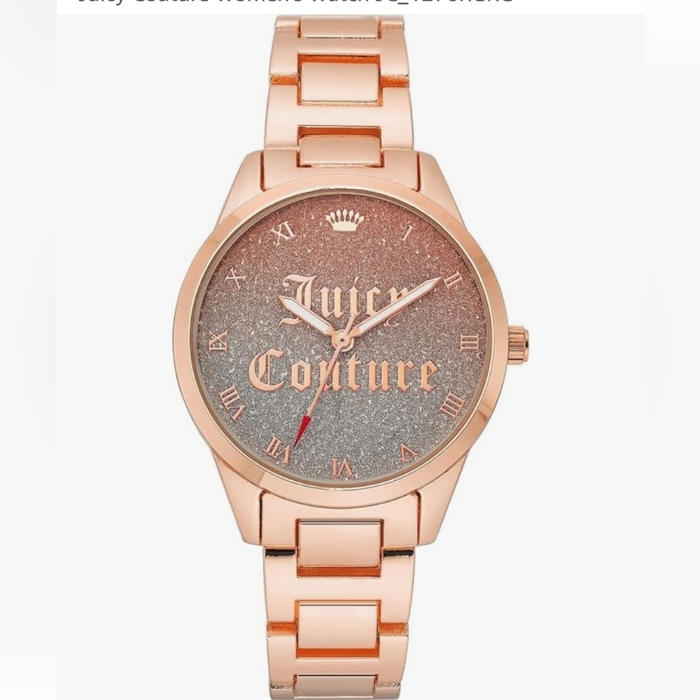 NEW Juicy Couture Black Label Rose gold watch